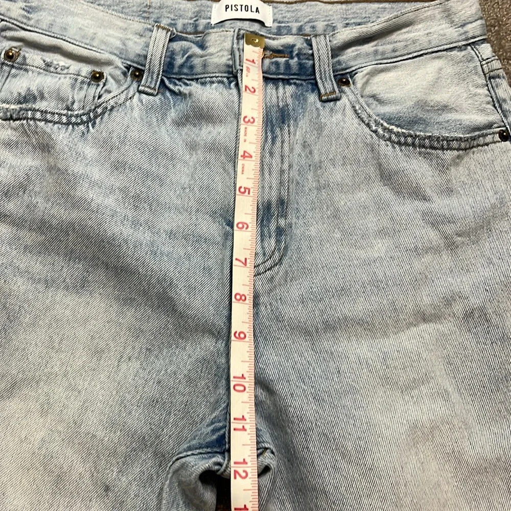 Pistola Acid-Wash High Rise Straight Leg Jeans Size 29 - Picture 4 of 10